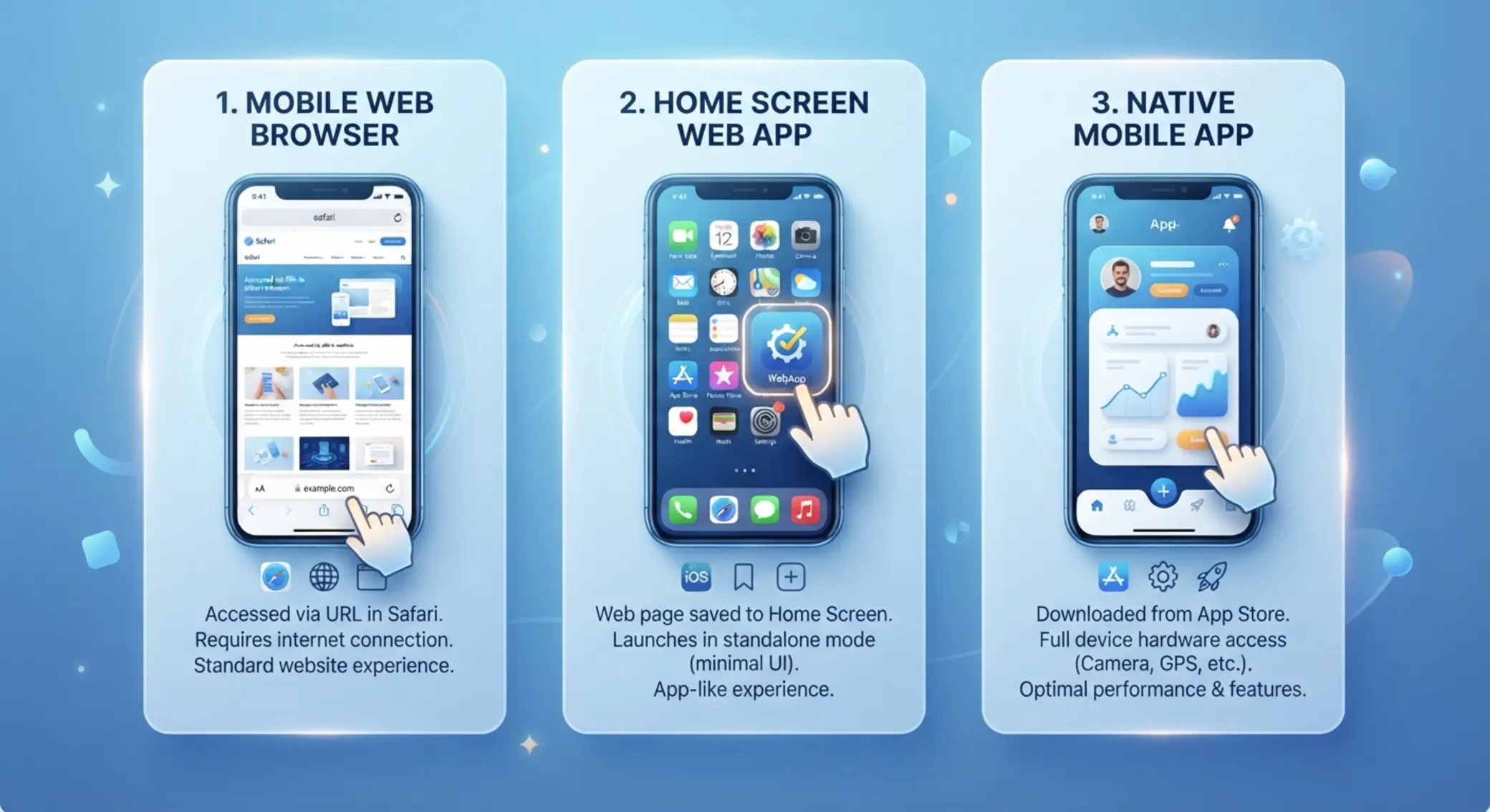 Trzy sposoby gry na iOS: Safari, PWA i aplikacja